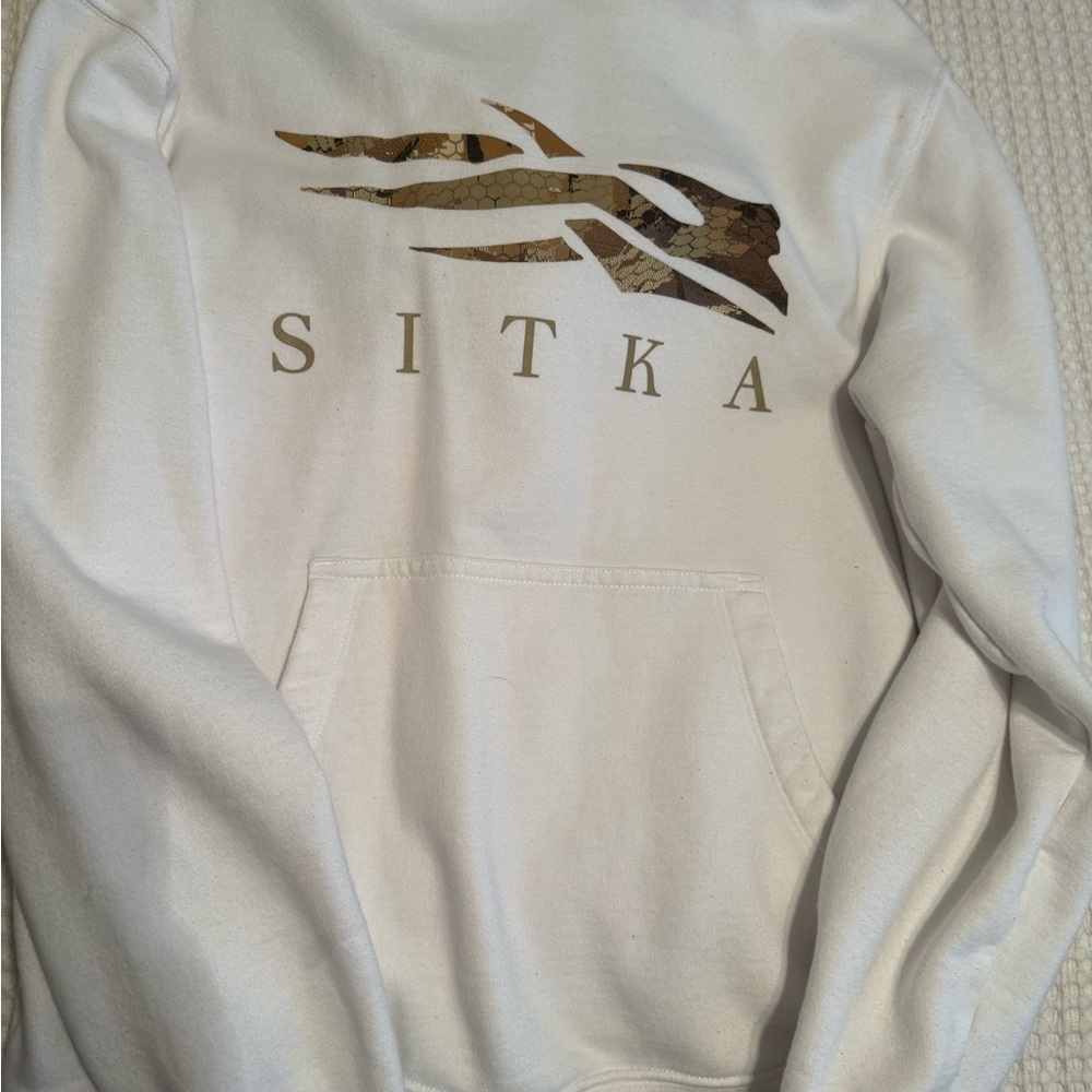 Sitka White Hoodie for Men